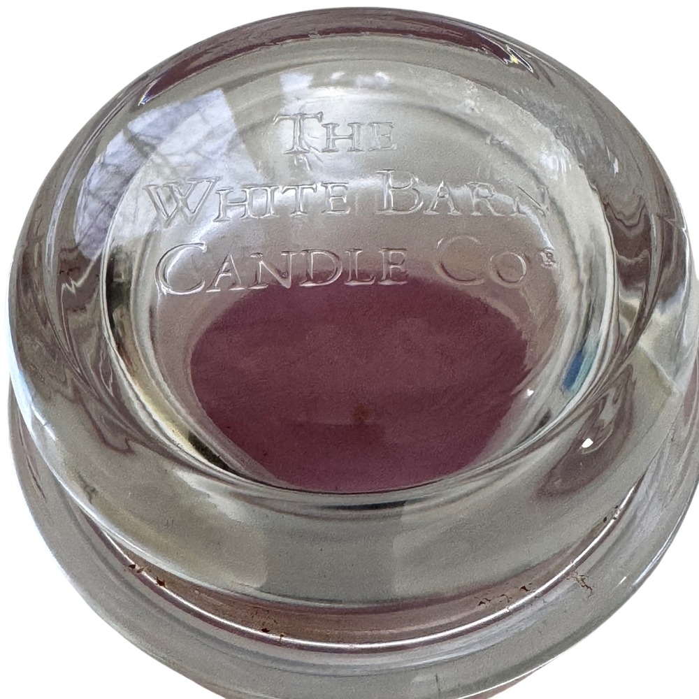 NEW Vintage White Barn Candle Co Plumeria‎ Real Essence 7.5 oz w/ Glass Lid BBW - Picture 3 of 6